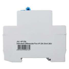 Pure Differential Switch, 4P 4-Pin 30mA 6kA 380V, Differential Protection, Assigned 4 DIN Modules (4P 25A)