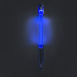 RecPro RV Acrylic Assist Handles | Lighted | S Curve Style Entry Assist Handle | Monaco and Fleetwood Assist Rail Replacement (Blue Light)