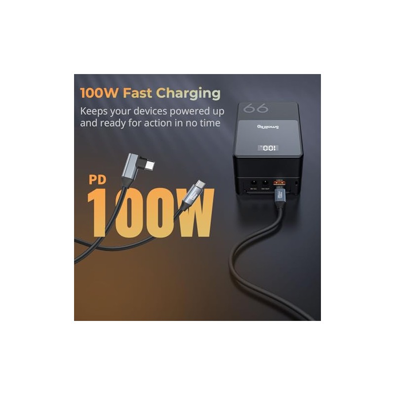 SMALLRIG Cable de datos USB C a USB C 1.97