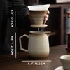 HYAXGM Pour Over Coffee Maker,Ceramic Coffee Maker With 100 pcs