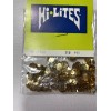 Hi-Lites Gold Metallic Cupped 8 mm Sequins - 4 Packs