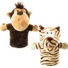 Animal Hand Puppets Set for Kids & Adults - 12.5"