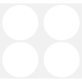 Royal Green 100 x 3" Round White Dots Blank 75mm