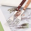 Uniturcky 8-Piece Dinner Forks Set, 304 Stainless Steel Forks with