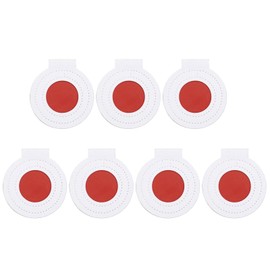 PATIKIL Microfiber Bullseye Targets 8cm, 7Pcs Competition Game Target Shooting Practice Fabric Pad Disc Accuracy Training Tool Outdoor Hunting Accessories