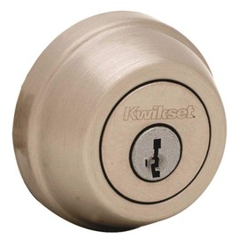 Kwikset 780 Single Cylinder Deadbolt in Satin Nickel