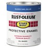 Rust-Oleum 7724502-2PK Stops Rust Brush On Paint, Quart, Gloss Sail