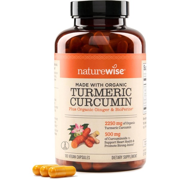 Turmeric Curcumin with Black Pepper Extract 1500mg - High Absorption