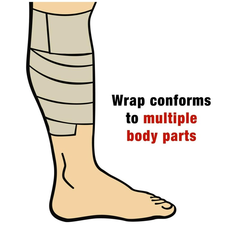 ACE 4 Inch Self-Adhering Elastic Bandage, No Clips, Beige, Great