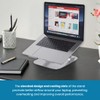 OTM Essentials Aluminum Adjustable Laptop Riser Stand,