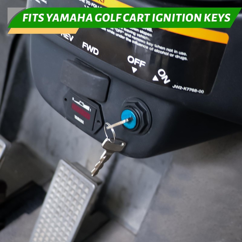 Panglong Golf Cart Replacment Ignition Keys, Suitable for Yamaha G&E