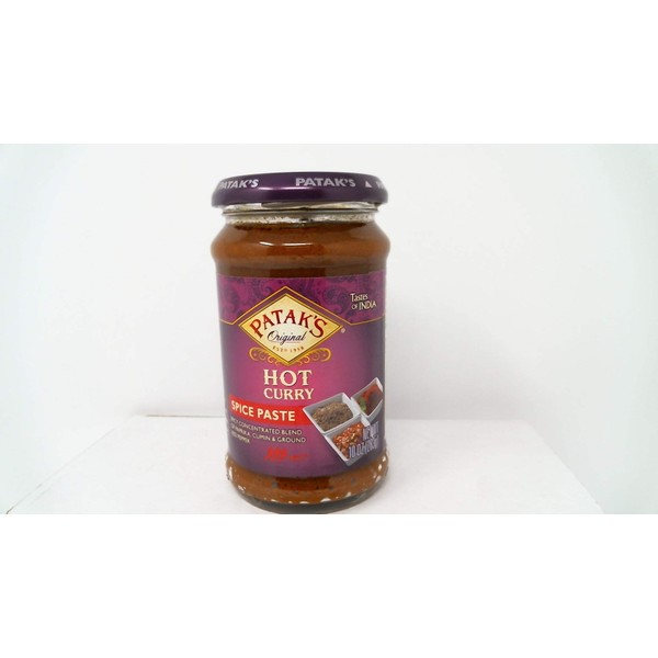 Pataks Curry Paste Hot 10oz