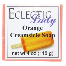 Orange Creamsicle Glycerin Soap by Eclectic Lady, 4 oz Bar