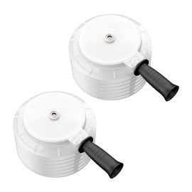 135mm Hole Saw Dust Bowl with Handle,2Pcs Shockproof Hole Saw Dust Collector Holesaw Dust Catcher,Transparent Rubber Scalable Dust Cover Collector for Electric Hammer,Percussion Drill,Hand Drill