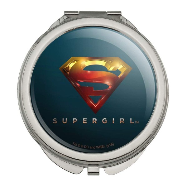 Supergirl TV Series Logo Compact Travel Purse Handbag Makeup Mirror
