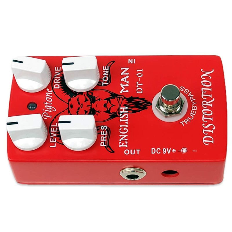 pigtone Pedal de efectos de guitarra PP-24 Classic Distortion analógico