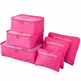 HayWHNKN 6Pcs Storage Bag for Clothes Luggage Packing Cube Organizer Suitcase Travel New
