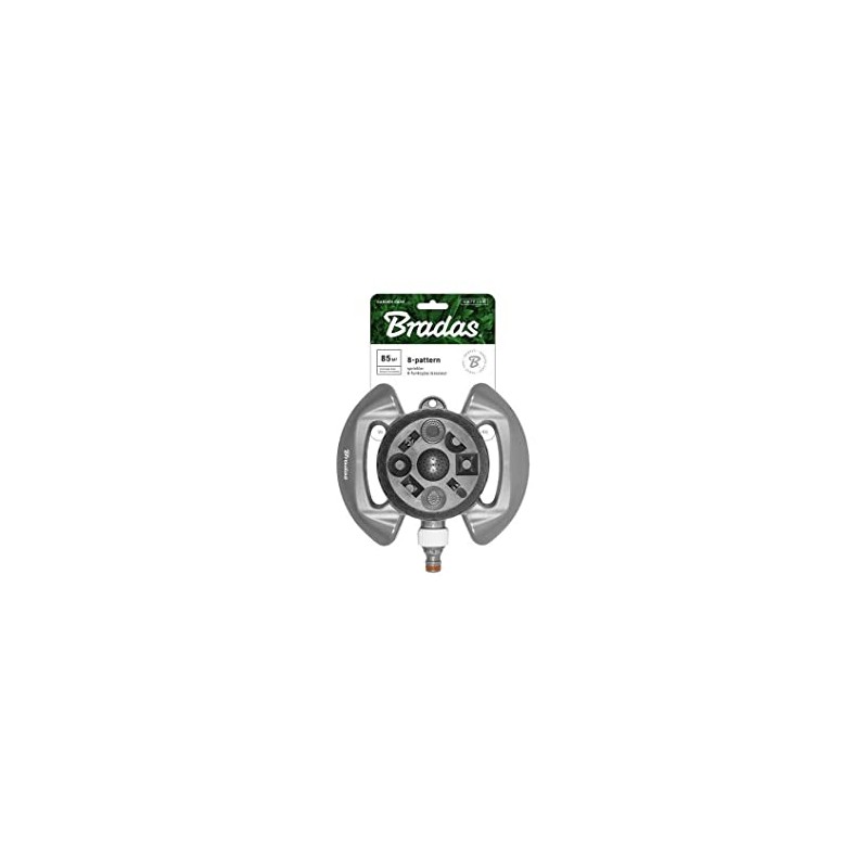 WhiteLine 8-Funktionen Rasensprenger Sprinkler Regner Bewässerung Regner