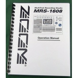 Zoom MRS-1608 Operation Manual: 224 Pages & Protective Covers!