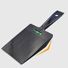Barber Flat Top Guide Comb with level Bang Liquid Oil Hair Cutting Angle Adjustment Large Teeth Comb Styling Tool (black)