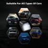 5Pcs No Drill Car Cab Lights, Solar Powered Waterproof Wireless