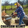 Hestya 2 Pcs Safety Face Shield Adjustable Safety Helmet with