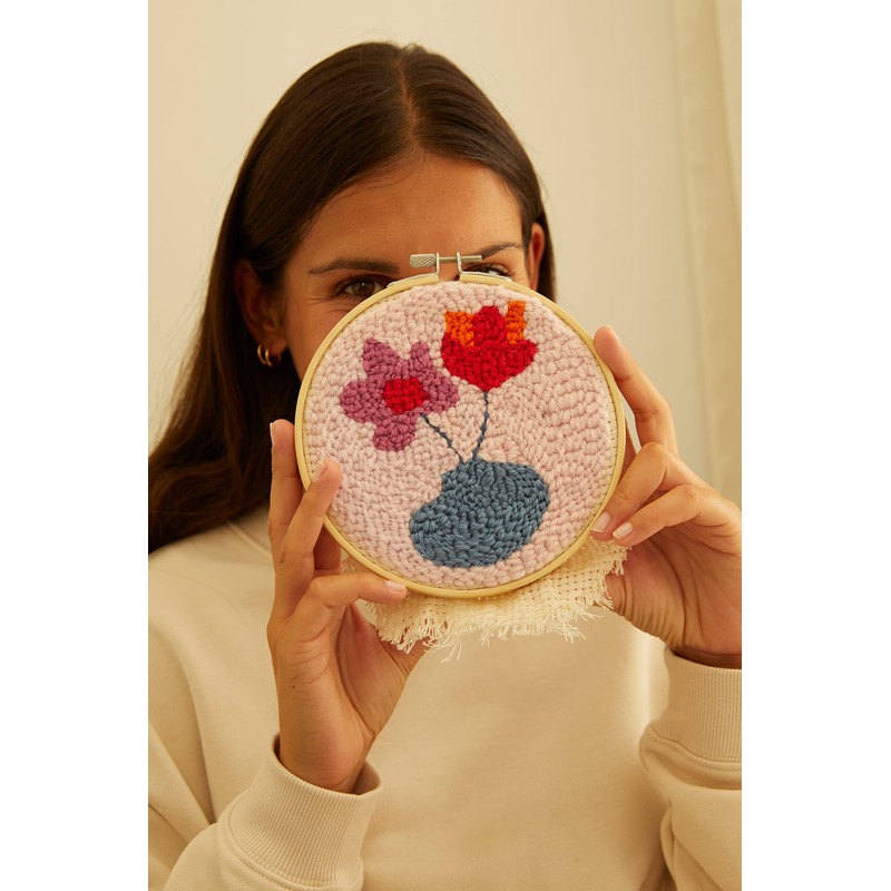 DMC - Punch Needle Kit - Delicate Flowers