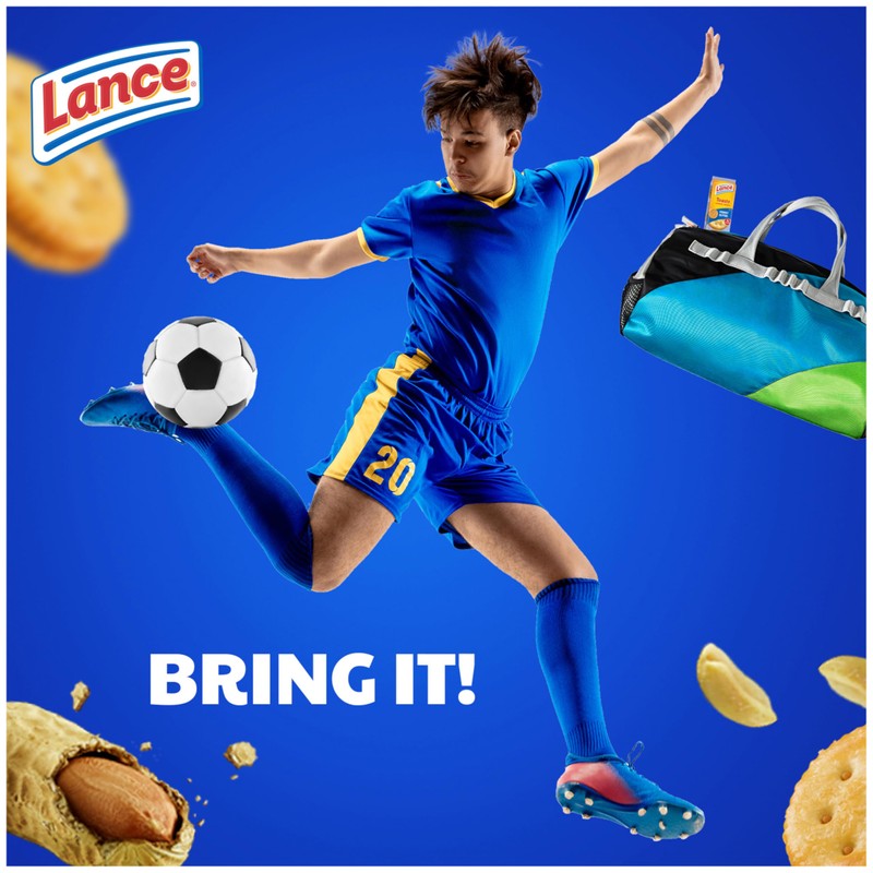 Lance Sandwich Crackers, Toasty Peanut Butter, 20 Individually Wrapped Packs,