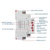 GRT8-S2 Cycle Timer Relay, AC/DC 12-240V Mini Asymmetric Cycle Timer