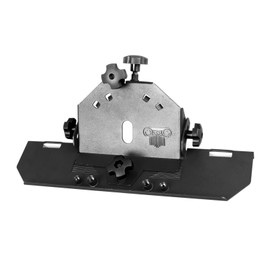 Pyhodi 45 Degree Angle Cutting Tool, Chamfer Bracket for Angle Grinder Tile Chamfering High Efficiency, Multifunctional Manual Tile Angle Cutting Tool Suitable for 115/125 Angle Grinder, Black Screw