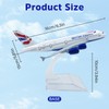 Nhemeylp Model Plane, 1:400 Scale A380 Model Plane, Metal Alloy