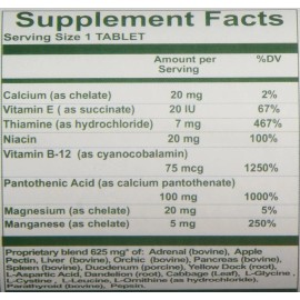 Nutri-West Nutri West Core Level Adrenal Supplement 120 Count Health And Beauty