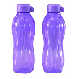Tupperware Aquasafe Bottle (500Ml) Purple, Set Of 2
