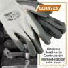 J.H. Company Guantes Anti Corte Nylon Poliuretano Trabajo Industrial