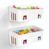 Lysam Bath Toy Storage 2 Packs, Large Bath Toy Holder