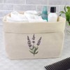 Large 'Lavender' Canvas Organiser/Storage Bag (OR00033712)