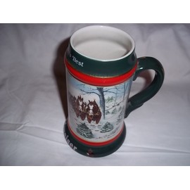1991 BUDWEISER THE SEASONS BEST HOLIDAY STEIN CS133 by Budweiser
