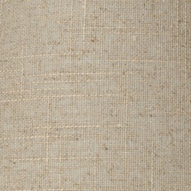 Fine Burlap Large Empire Lamp Shade 5" Top x 15" Bottom x 11.5" High x 10.5" Slant (Spider) Replacement with Harp and Finial - Brentwood