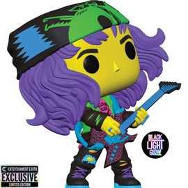 Funko Pop! Stranger Things Eddie with Guitar Blacklight Vinyl Figure #1462 - Entertainment Earth Exclusive