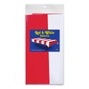 Beistle Red & White Stripes Tablecovers, 54” x 108”, 3
