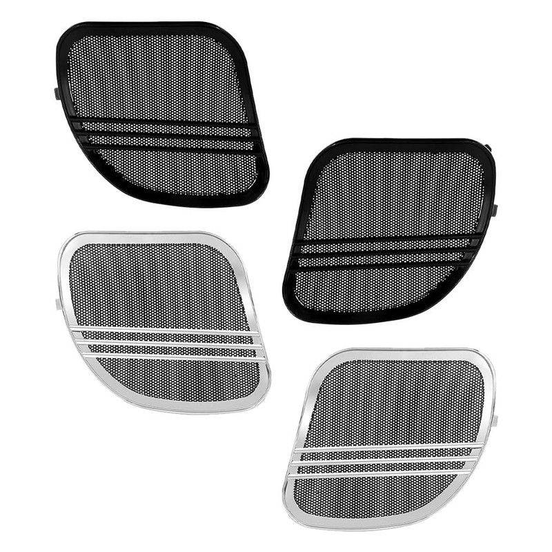 MACHSWON Motorcycle Tri-Line Speaker Grills, Front Fairing Speaker Cover, 2015-2022