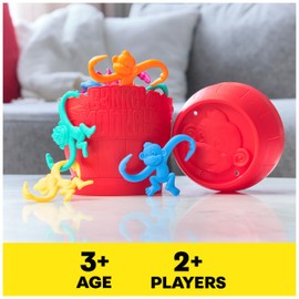 Barrel of Monkeys New Look for The Retro Linking Family Game | Preschool Games | Classic Games | Games for Family Game Night, for Ages 3+