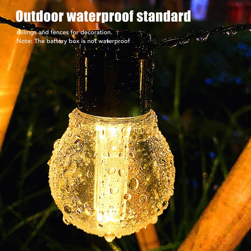 LED String Lights 20LEDs Waterproof Outdoor String Lights for Garden