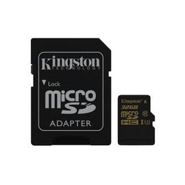 Kingston Digital 32GB Microsdhc Class U3 UHS-I 90R/45W + SD Adapter (SDCG/32GB)