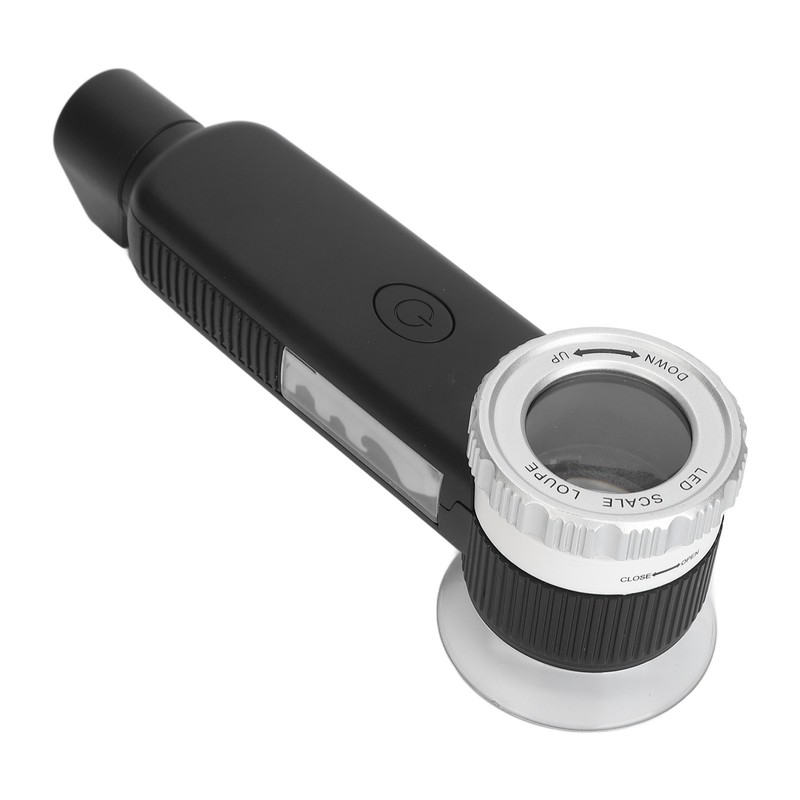 30X Magnifier White Purple Yellow 3 Color Light USB Rechargeable