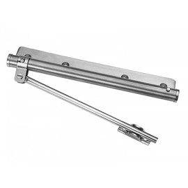 194 x 37 mm Rod Door Closer in Stainless Steel Look Door Closer Door Spring Closer Force Adjustable