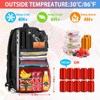 Lunch Backpack 15.6 Inch Laptop Travel Backpack with Insulated Bag