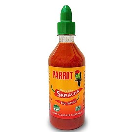 Parrot Brand Sriracha Hot Chili Sauce 17.5 oz（Pack of 2）