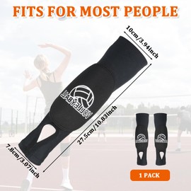 Tucnoeu Volleyball Arm Pads Arm Sleeves Volleyball with Protective Pads and Thumb Holes,Volleyball Wrist Guard Volleyball Accessories Protective Arms