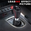 JMTBNO Car Gear Shifter Knob 5 Speed Manual Stick Shift